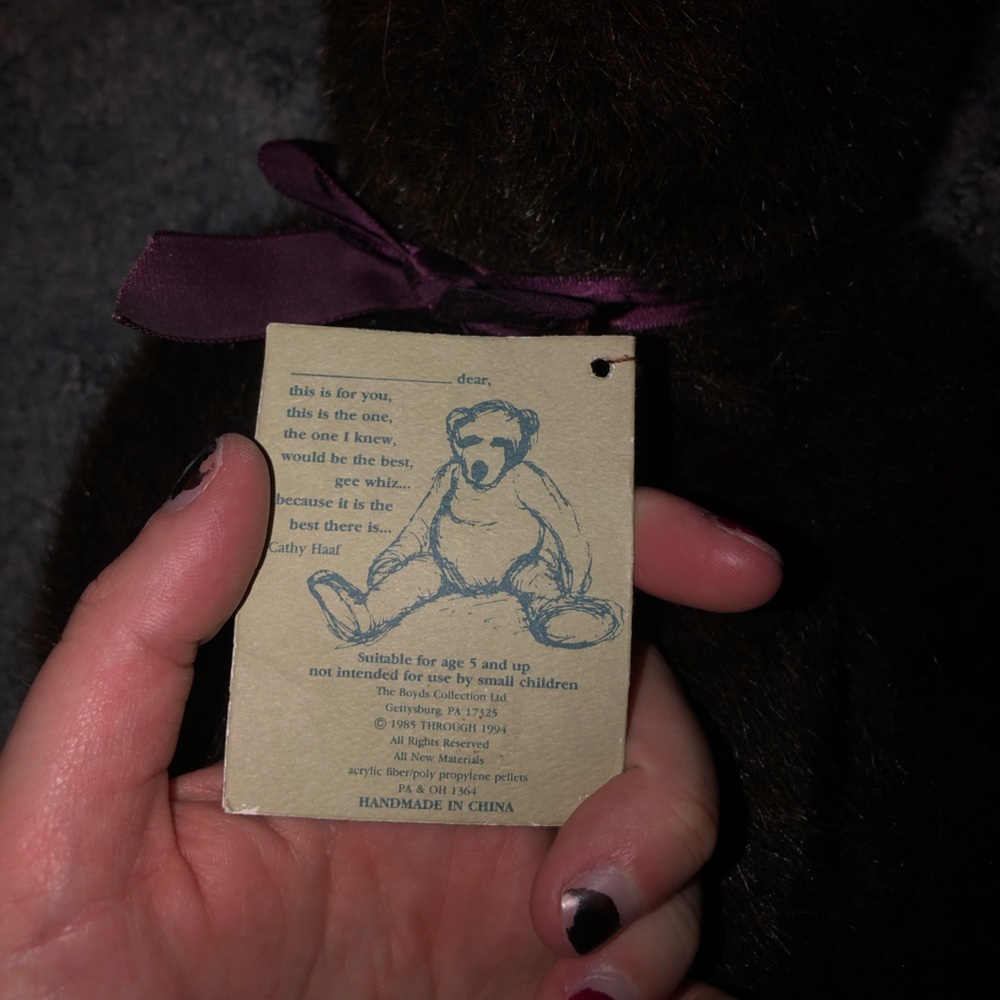 Boyd’s bear Rufus - Picture 3 of 3